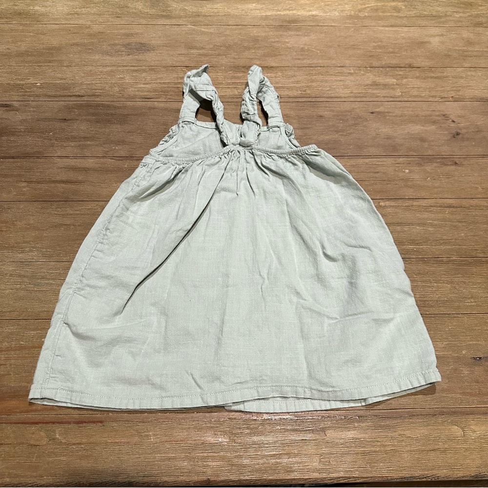 H&M Dusty Green Button-Down Dress - Picture 4 of 4